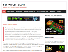 Tablet Screenshot of bet-roulette.com